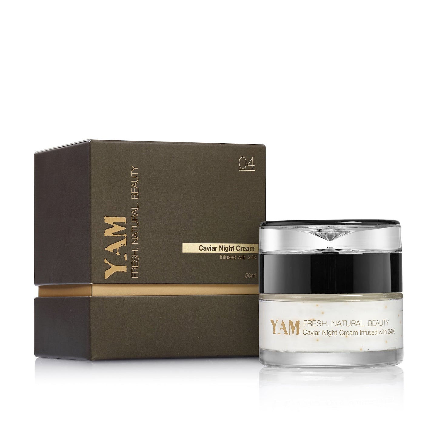 YAM Caviar Night Cream Infused with 24K