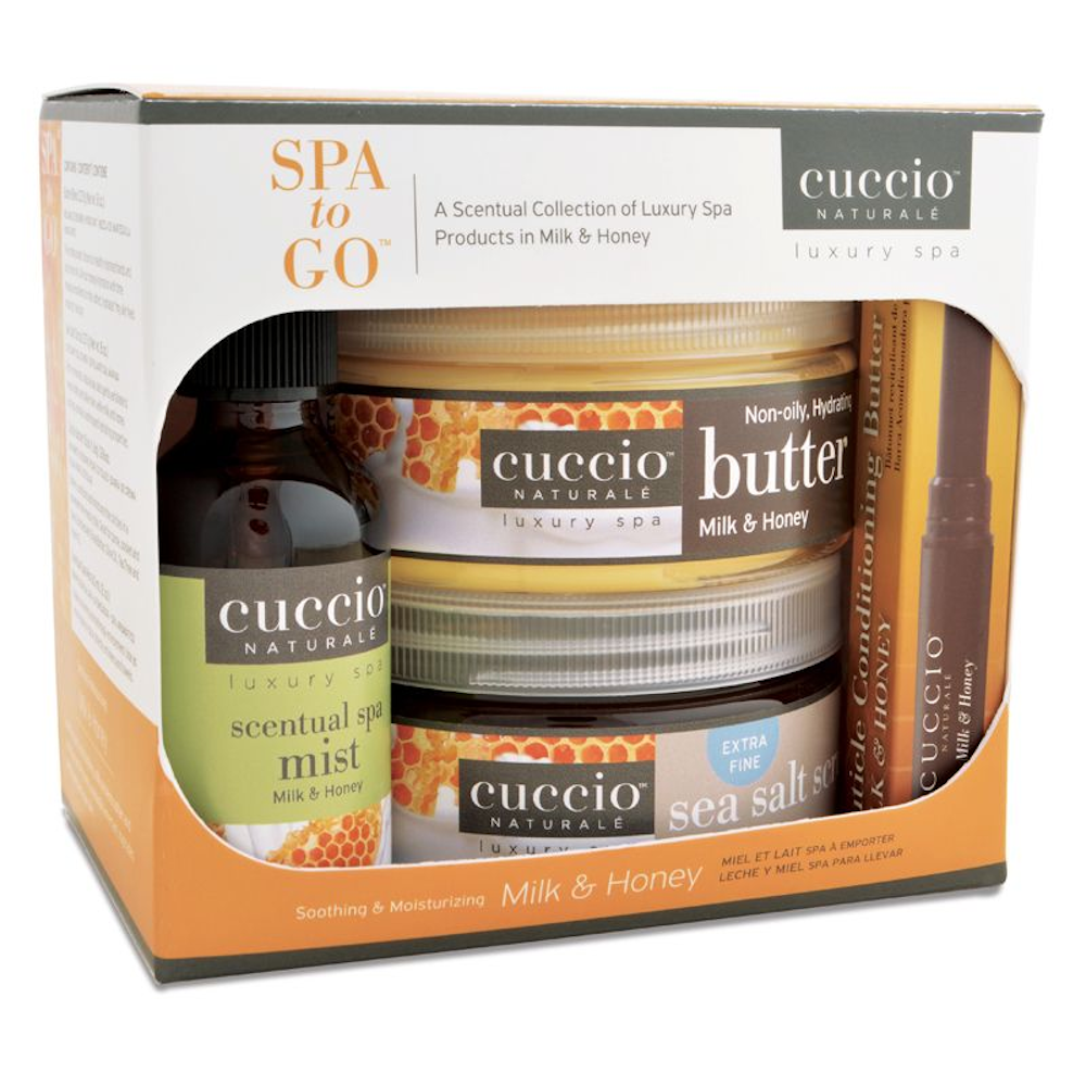 cuccio NATURALE Spa to Go with Cuticle Butter Stick - Milk & Honey