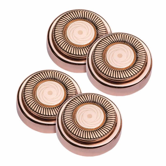 Dermaline Replacement Heads for Facial, 4-pack