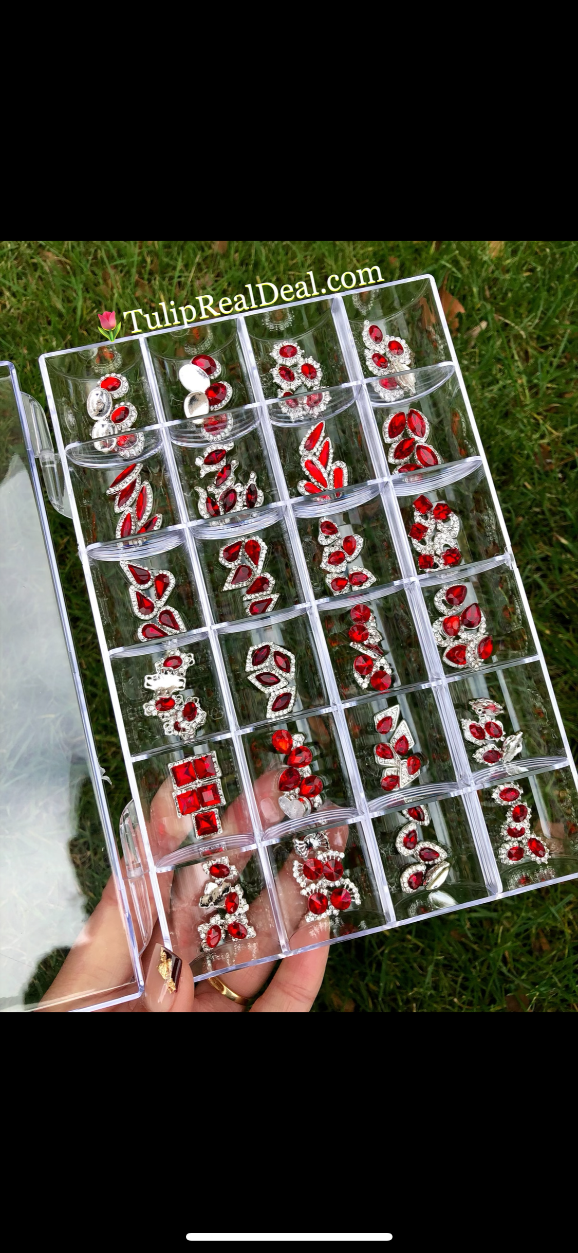 Fancy Nail Charms Bling Box