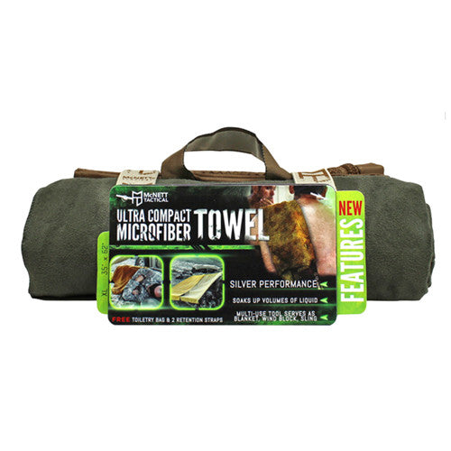OutGo Microfiber Towel XL OD Green - GhillieSuitShop
