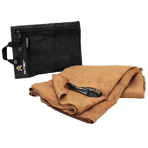 OutGo Microfiber Towel Lg Mocha - GhillieSuitShop