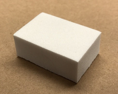 Mini Nail Buffer White White Grit 80/100 1500 pc #K8 - BeautyzoneNailSupply