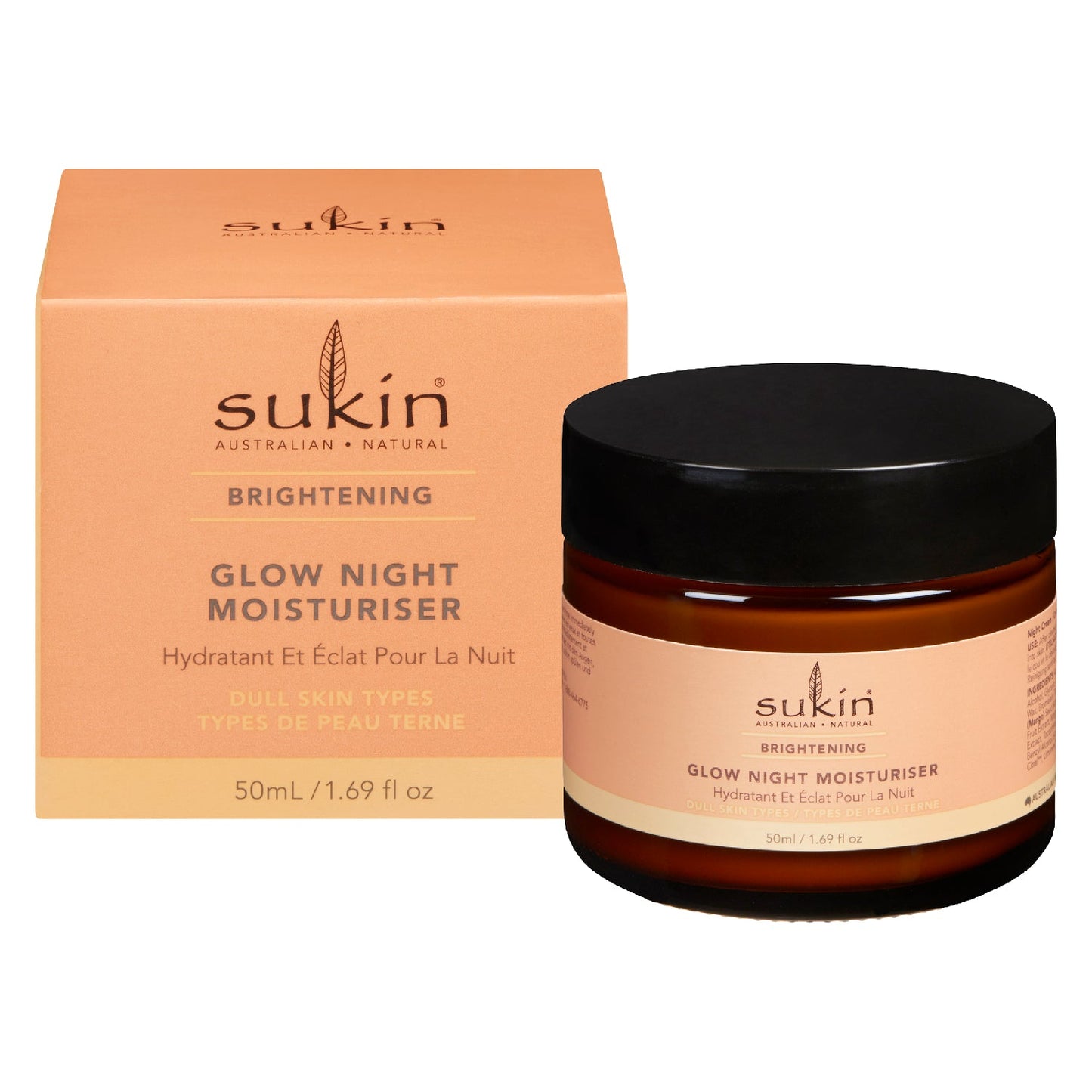 Sukin - Brightening Night Moisturiser, 50 mL