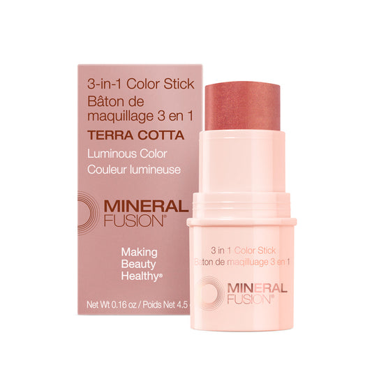 Mineral Fusion - 3 in 1 Color Stick Terra Cotta, 4.5 g