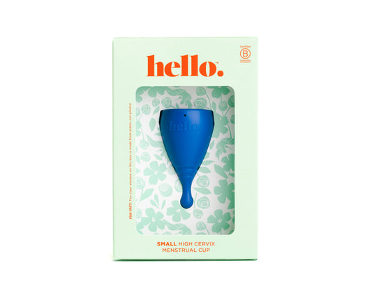 Hello. High Cervix Cup Bright Blue S