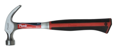 Plumb SS16CN Curved Claw Hammer 16 Oz, Steel