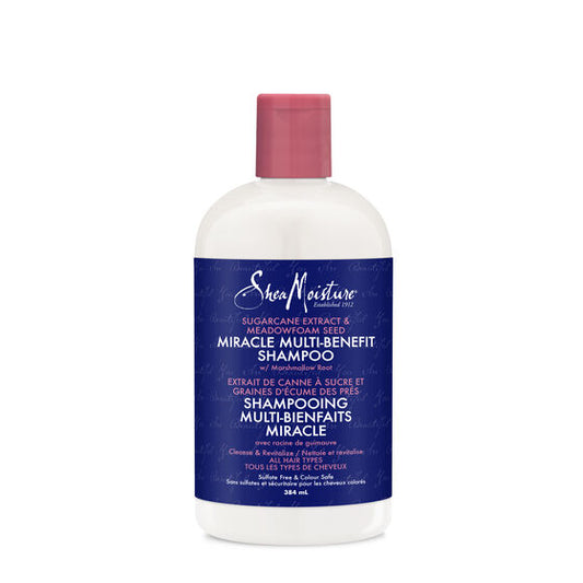 Shea Moisture Miracle Multi-Benefit Sugarcane & Meadowfoam Shampoo 13oz
