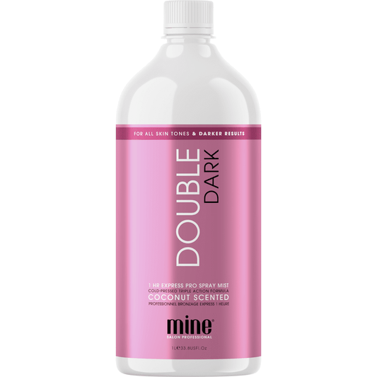 mineTan DOUBLE DARK 1 Hr Express Pro Spray Mist 1L