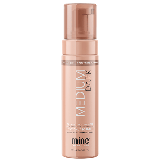 mineTan MEDIUM DARK Self Tan Mousse 200mL
