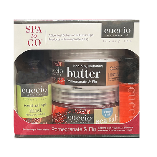 cuccio NATURALE Spa to Go with Cuticle Roll-On - Pomegranate & Fig
