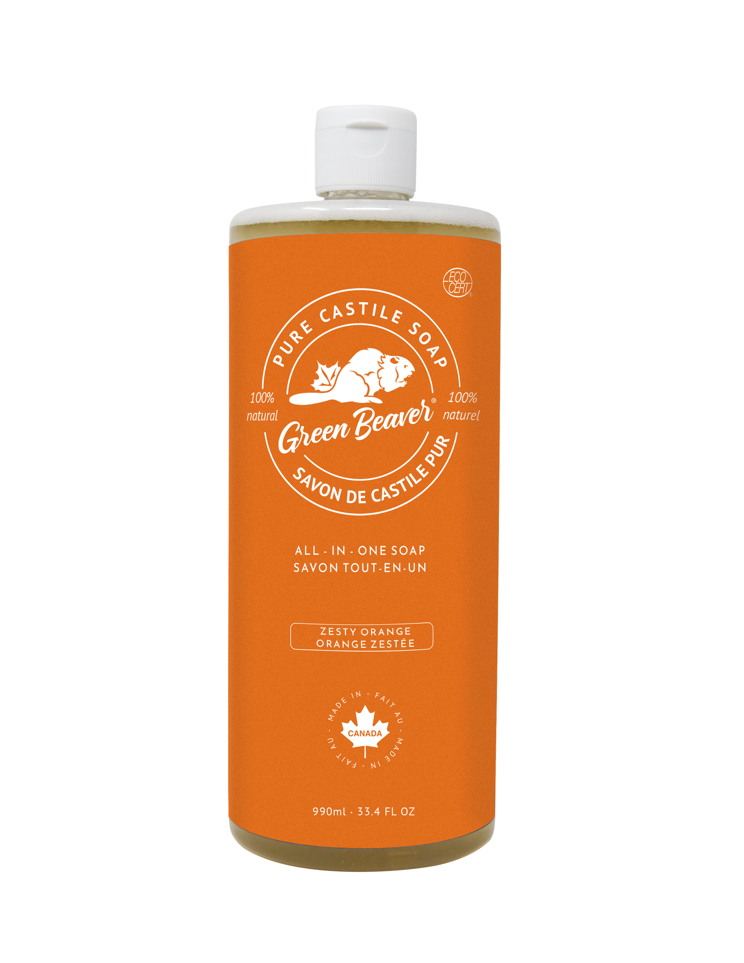 Green Beaver - Sunflower Liquid Soap - Orange, 1L