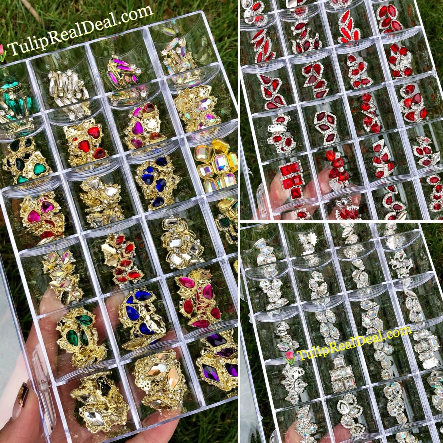 Fancy Nail Charms Bling Box