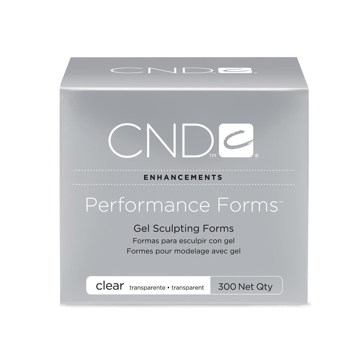 Nail Art & Specialty Tools CND Performance Forms / Clear / 300 Pack