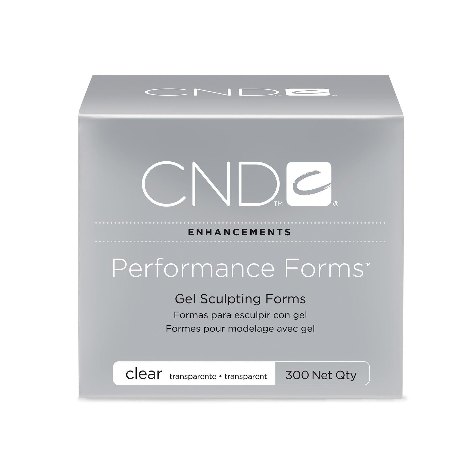 Nail Art & Specialty Tools CND Performance Forms / Clear / 300 Pack