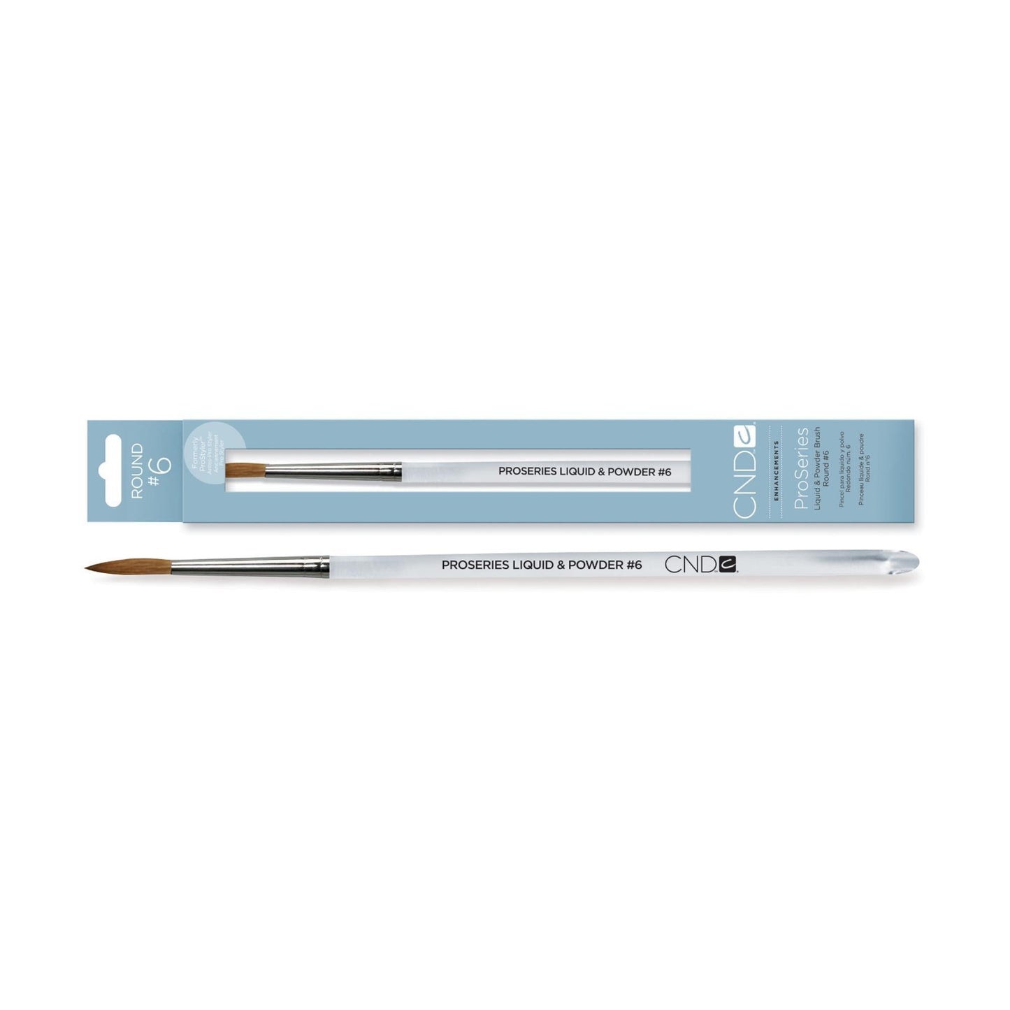 Nail Brushes & Cuticle Pushers CND Sculpting Brush ProSeries L and P Round #6